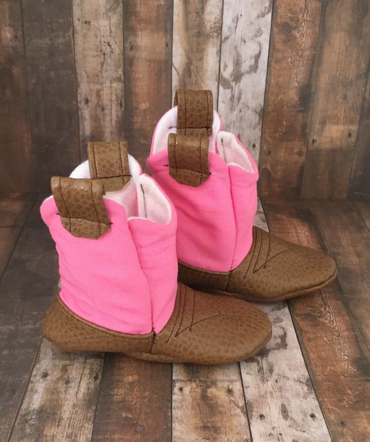 Pink baby cowboy boots fashion