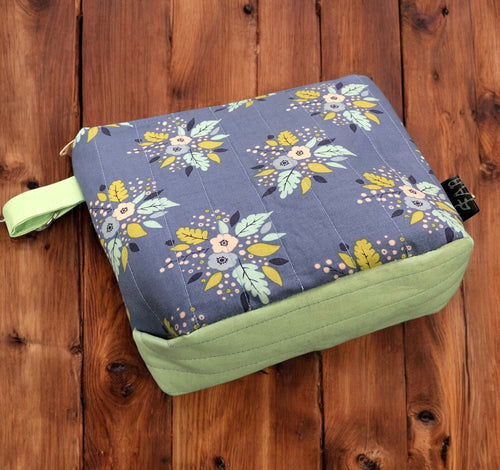 Floral Water Resistant Travel Bag | Makeup Bag | Overnight Bag