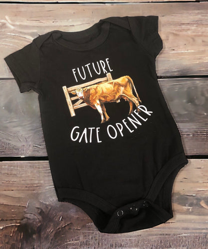 Future Gate Opener Onesie