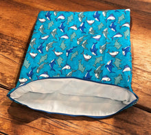 Load image into Gallery viewer, Wet/Pool/Beach Water-Resistant Bag | Large | Sharks