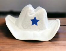 Load image into Gallery viewer, Dallas Cowboys Baby Felt Cowboy Hat | Newborn | Infant Sizes Available