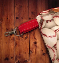 Load image into Gallery viewer, Baseball Water Resistant Travel Bag | Makeup Bag | Overnight Bag