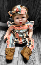 Load image into Gallery viewer, Striped Romper with Bow