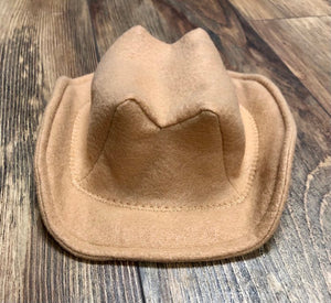 Tan Baby Felt Cowboy Hat | Newborn | Infant | Child Sizes Available
