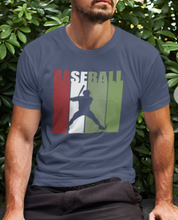 Load image into Gallery viewer, Men&#39;s Heather Navy Shirt | Baseball Themed | Select your Print