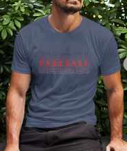 Load image into Gallery viewer, Men&#39;s Heather Navy Shirt | Baseball Themed | Select your Print