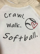 Load image into Gallery viewer, Softball Gift Set | 0-3 M | READY TO SHIP!