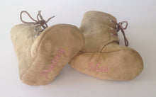 Load image into Gallery viewer, Tan Baby Combat Boots | Newborn size up to 4T