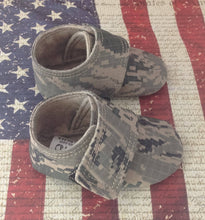 Load image into Gallery viewer, Air Force Baby Shoes with straps | Newborn size up to 4T