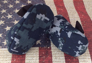 US Navy Camo Girl Shoes with Bows | Newborn size up to 24 Months