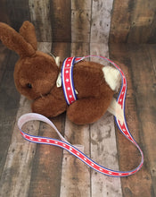 Load image into Gallery viewer, Red, White &amp; Blue with Stars Sippy / Bottle / Toy Leash