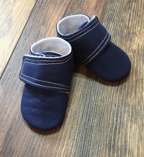 Navy Blue Baby Shoes | Newborn size up to 4T