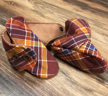 Load image into Gallery viewer, Fall Plaid Snap Boots