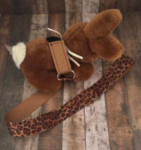 Leopard Print Sippy / Bottle / Toy Leash