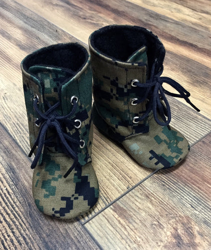 US Marine Corps Baby Boots | USMC | MARPAT | Newborn size up to 4T