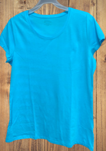 Load image into Gallery viewer, Turquoise Short Sleeve Shirt | Women&#39;s | Softball Themed